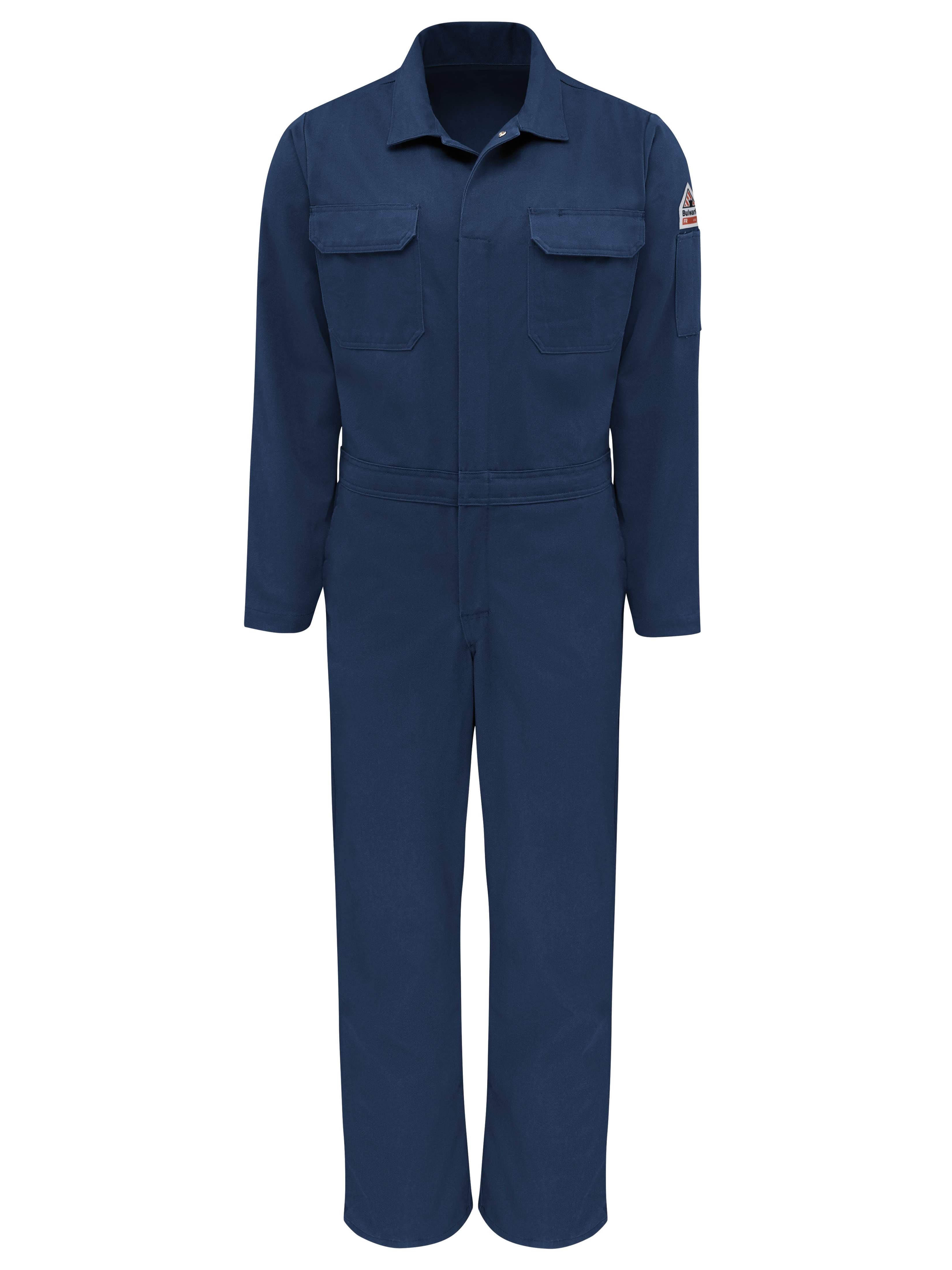 Bulwark® Men's Midweight Excel FR® ComforTouch® Premium Coverall / CLB6NV