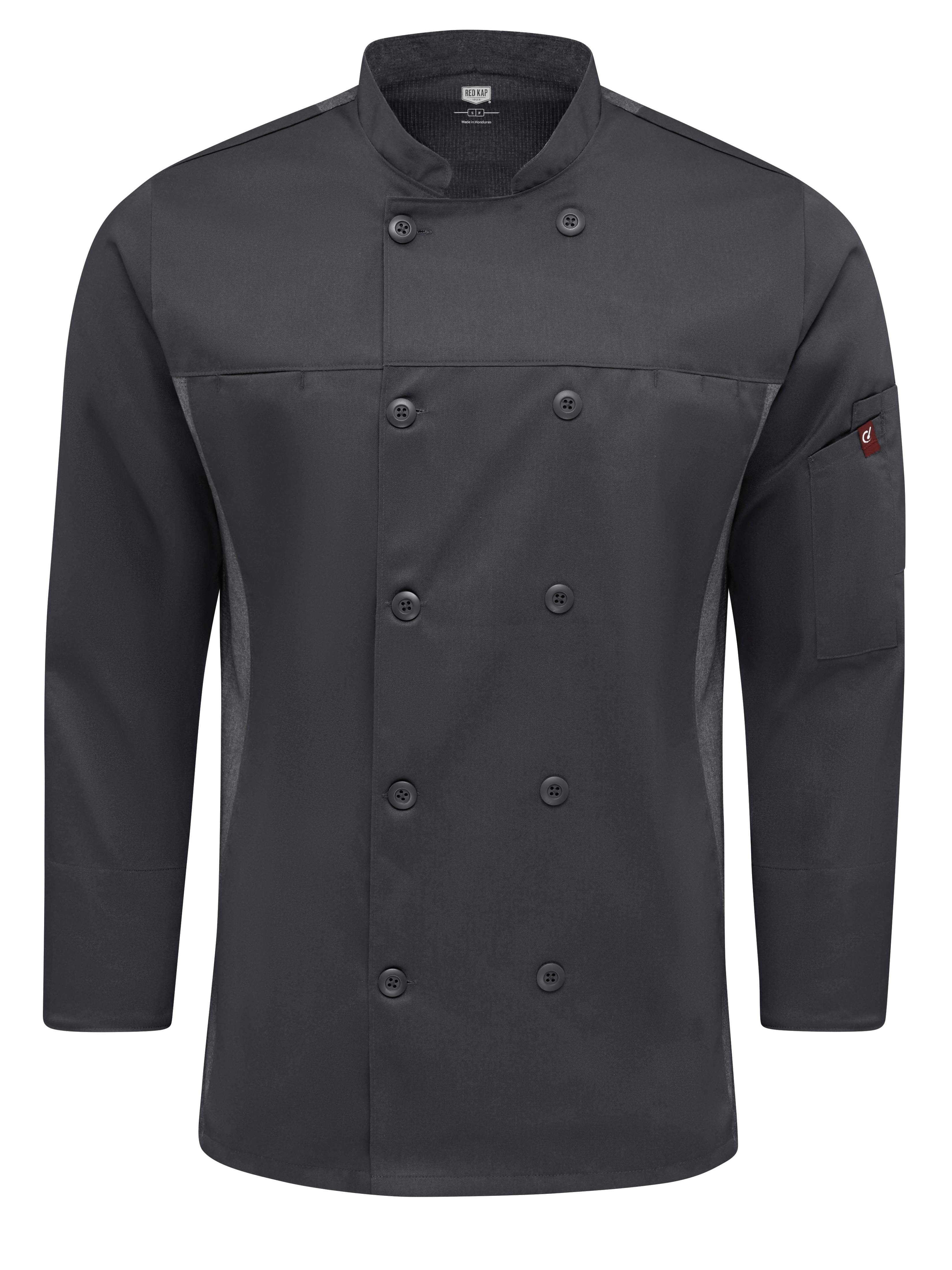 Red Kap® Men's Deluxe Airflow Chef Coat / 054MCH