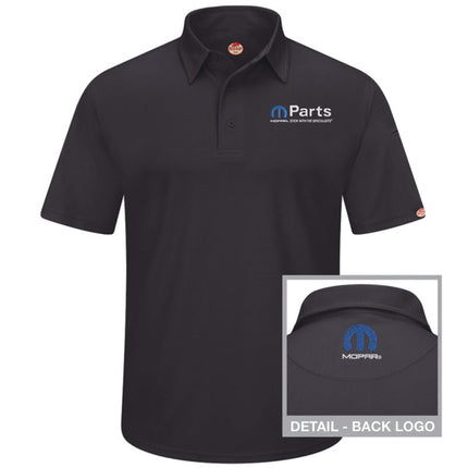 Red Kap® Men's Short Sleeve Performance Knit® Flex Series Pro Polo / 5240BK