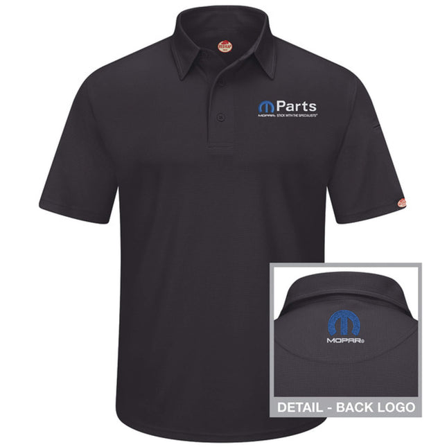 Red Kap® Men's Short Sleeve Performance Knit® Flex Series Pro Polo / 5240BK