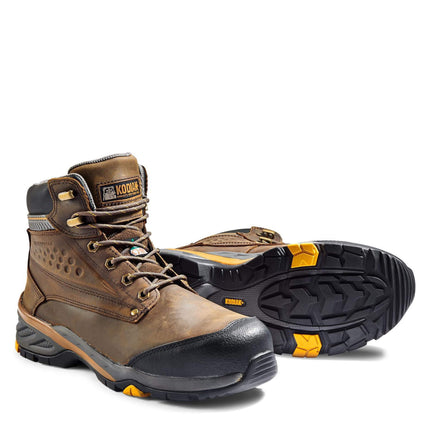 Kodiak® Men's Kodiak Crusade 6" Waterproof Composite Toe Hiker Safety Work Shoe / 3052BN