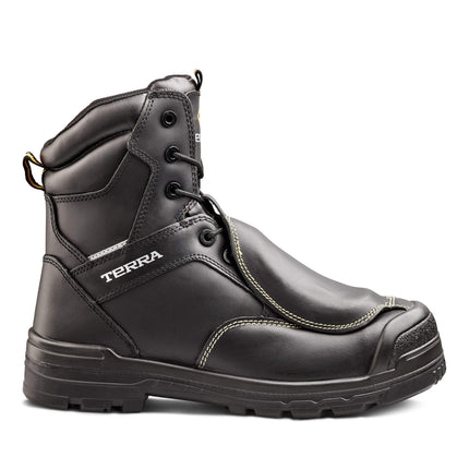 Terra® Men's Terra Barricade 8" Composite Toe Safety Work Boot with External Met Guard / K305BK