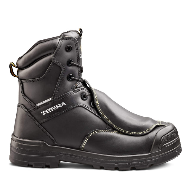 Terra® Men's Terra Barricade 8" Composite Toe Safety Work Boot with External Met Guard / K305BK