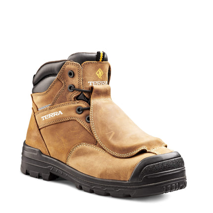 Terra® Men's Terra Barricade 6" Composite Toe Safety Work Boot with External Met Guard / 3057BN