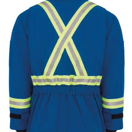 Bulwark® Men's Heavyweight Nomex FR Insulated Deluxe Parka with Reflective Trim / JNPCRB