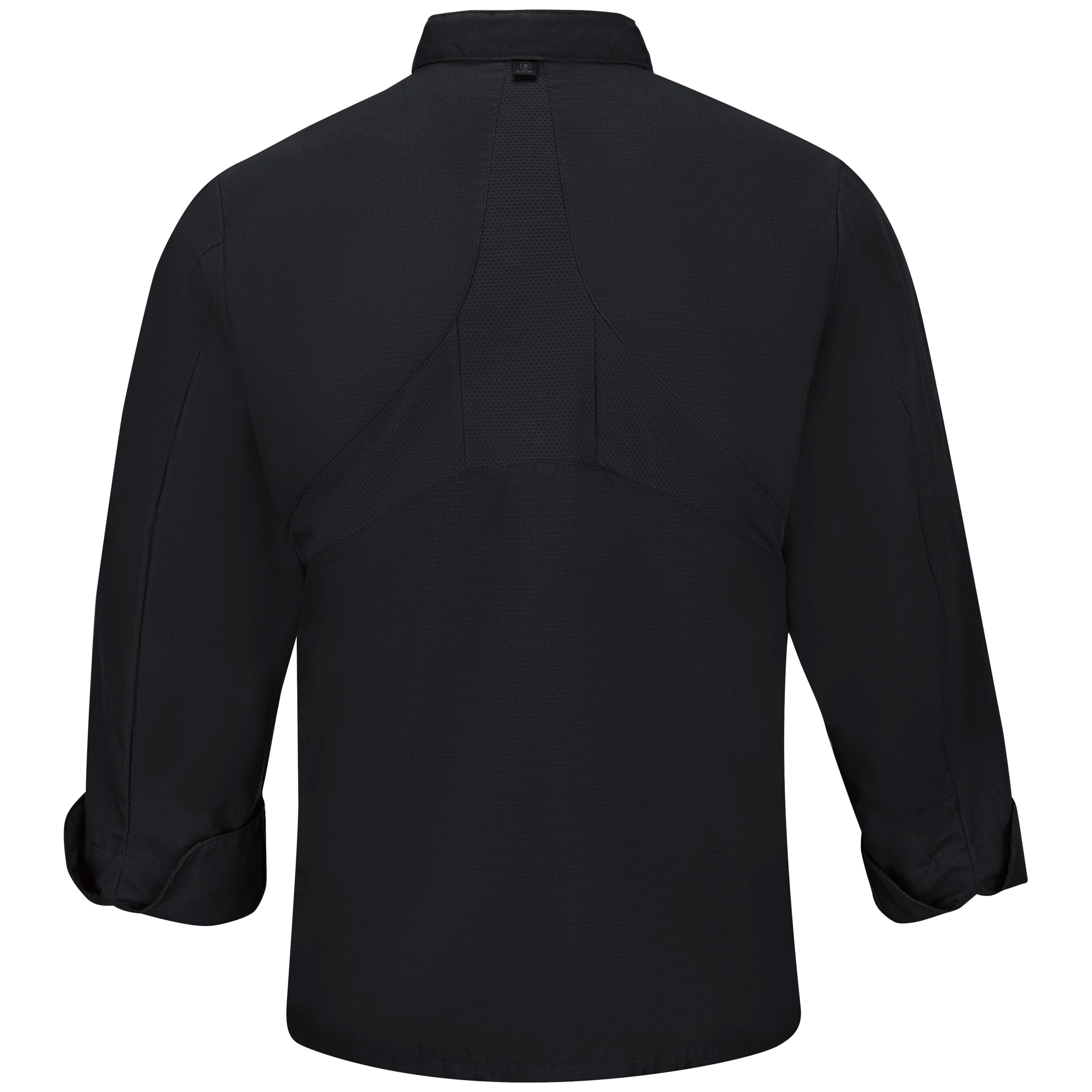 Red Kap® Men's Chef Coat with OilBlok + MIMIX® / 042XBK