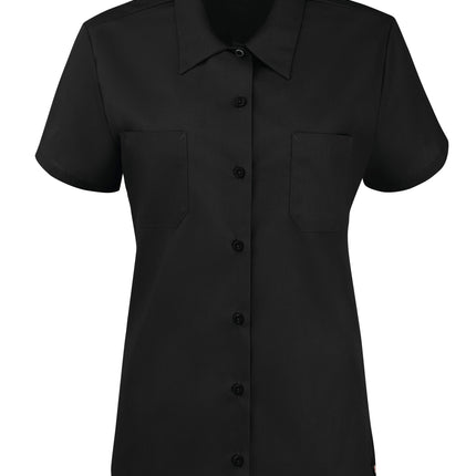 Dickies® Women's Short-Sleeve Industrial Work Shirt / 5350BK