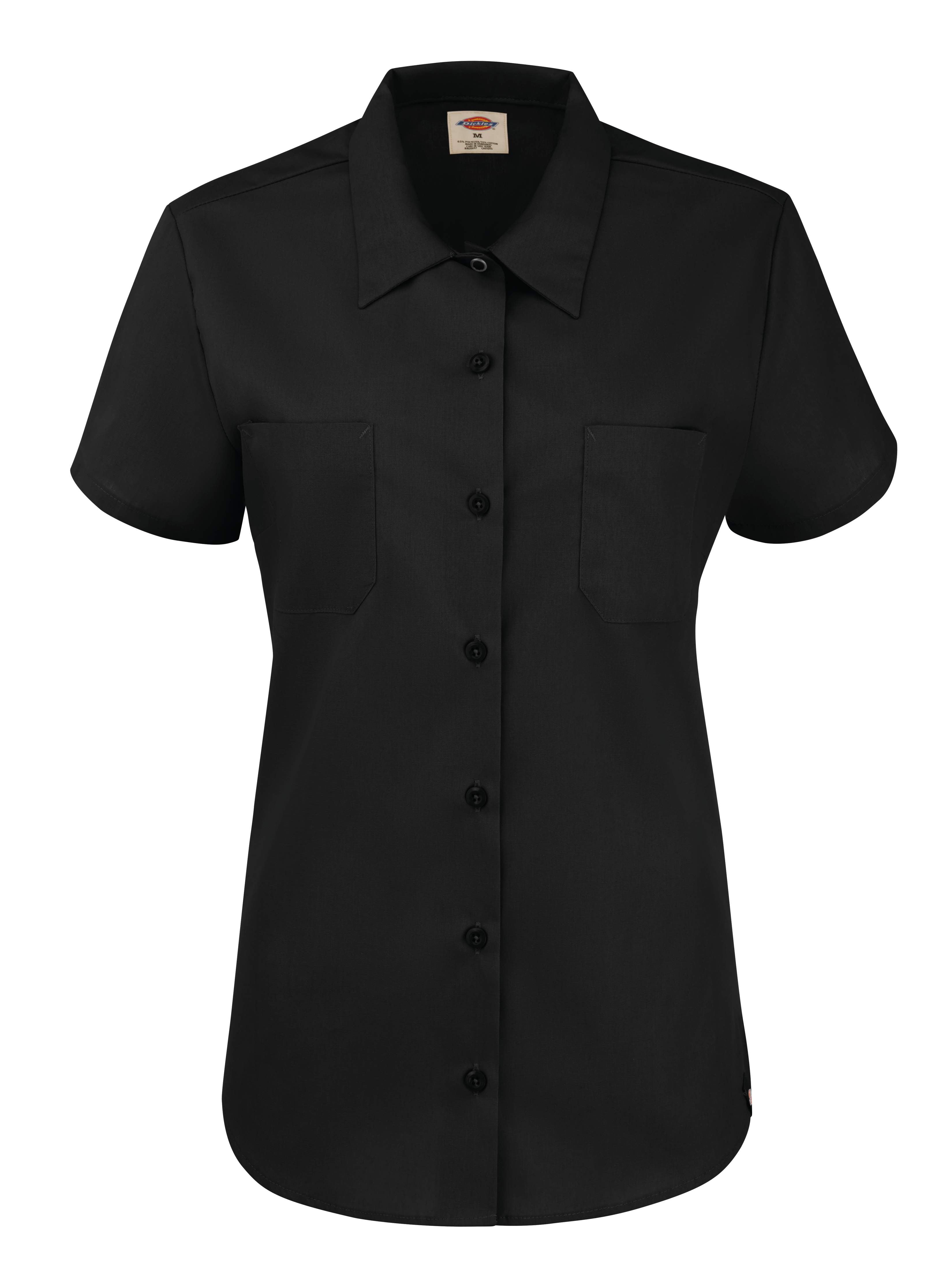 Dickies® Women's Short-Sleeve Industrial Work Shirt / 5350BK