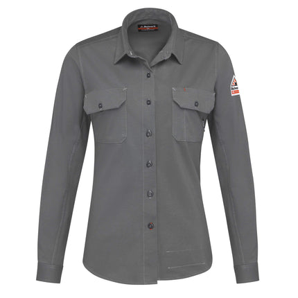 Bulwark® Women's Flex Knit Button Down Shirt / STG5CH