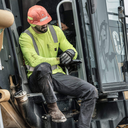 Red Kap® Men's Short Sleeve Heavyweight Slim Fit Cotton T-Shirt / F4K2BK