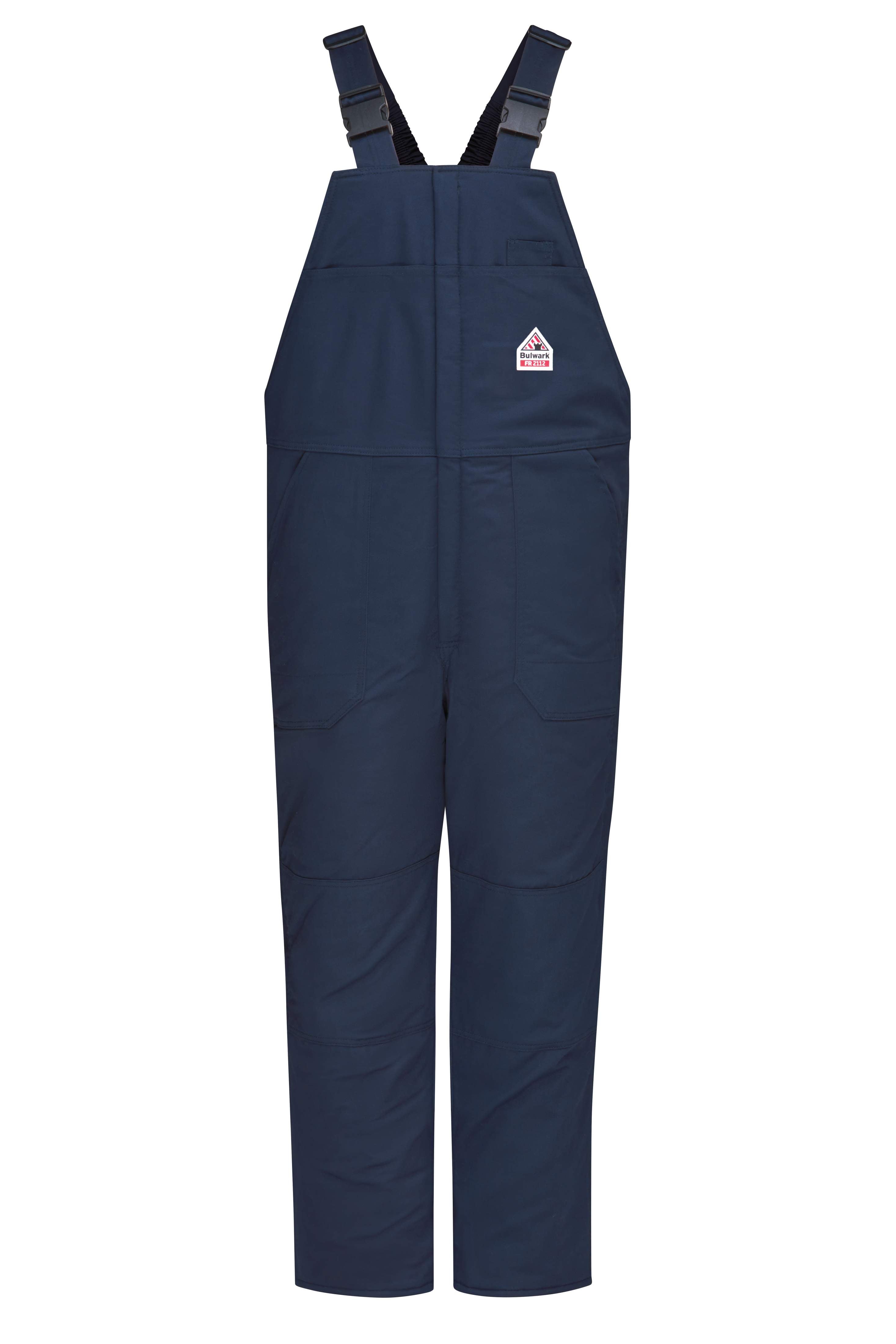 Bulwark® Men's Midweight Excel FR® ComforTouch® Deluxe Insulated Bib Overall / BLC8NV