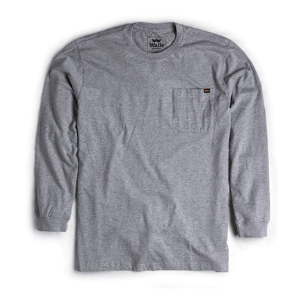 Walls® Grit2 Heavyweight Long-Sleeve Cotton Work T-Shirt / YL87YH