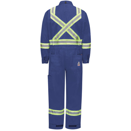 Bulwark® iQ Series® Men's Mobility Coverall with Reflective Trim / QC2XRB