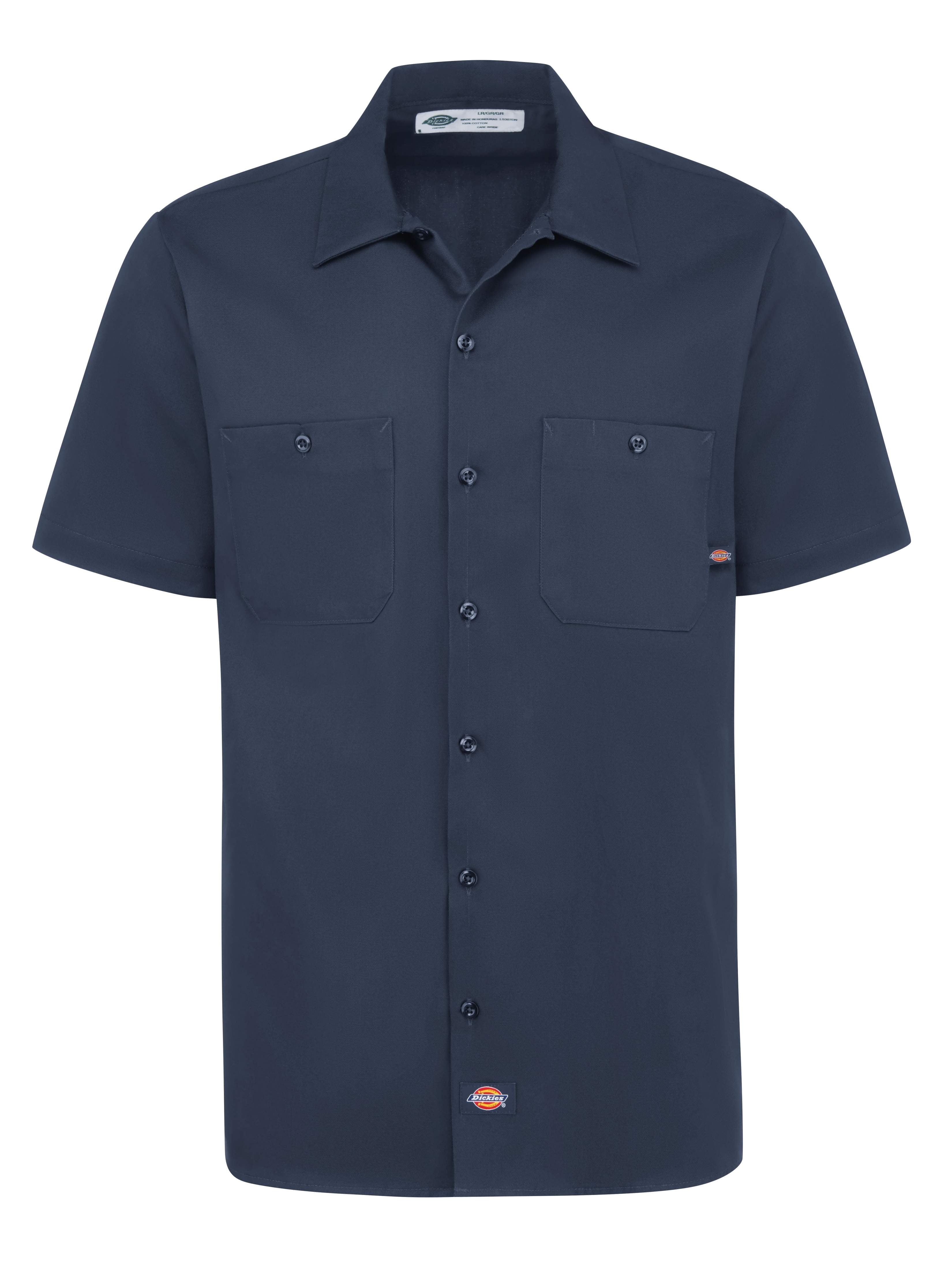 Dickies® Men's Industrial Cotton Short-Sleeve Work Shirt / S307DN