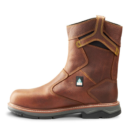 Terra® Men's Terra Patton Wellington Waterproof Aluminum Toe Pull-On Safety Work Boot / 4TCBBN