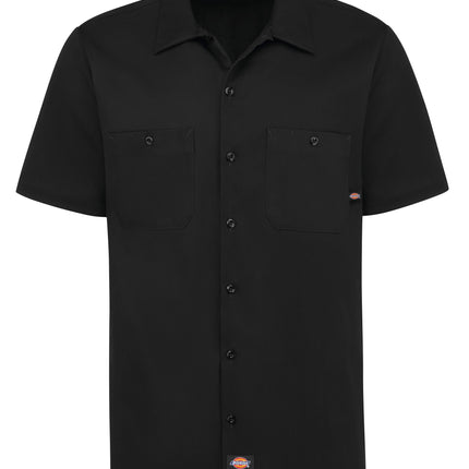 Dickies® Men's Industrial Cotton Short-Sleeve Work Shirt / S307BK