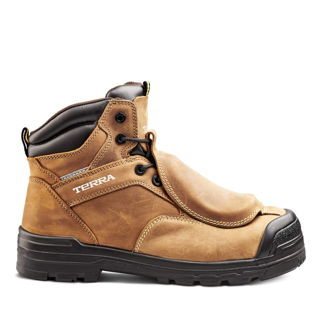 Terra® Men's Terra Barricade 6" Composite Toe Safety Work Boot with External Met Guard / 3057BN