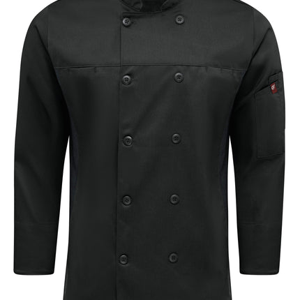Red Kap® Men's Deluxe Airflow Chef Coat / 054MBK