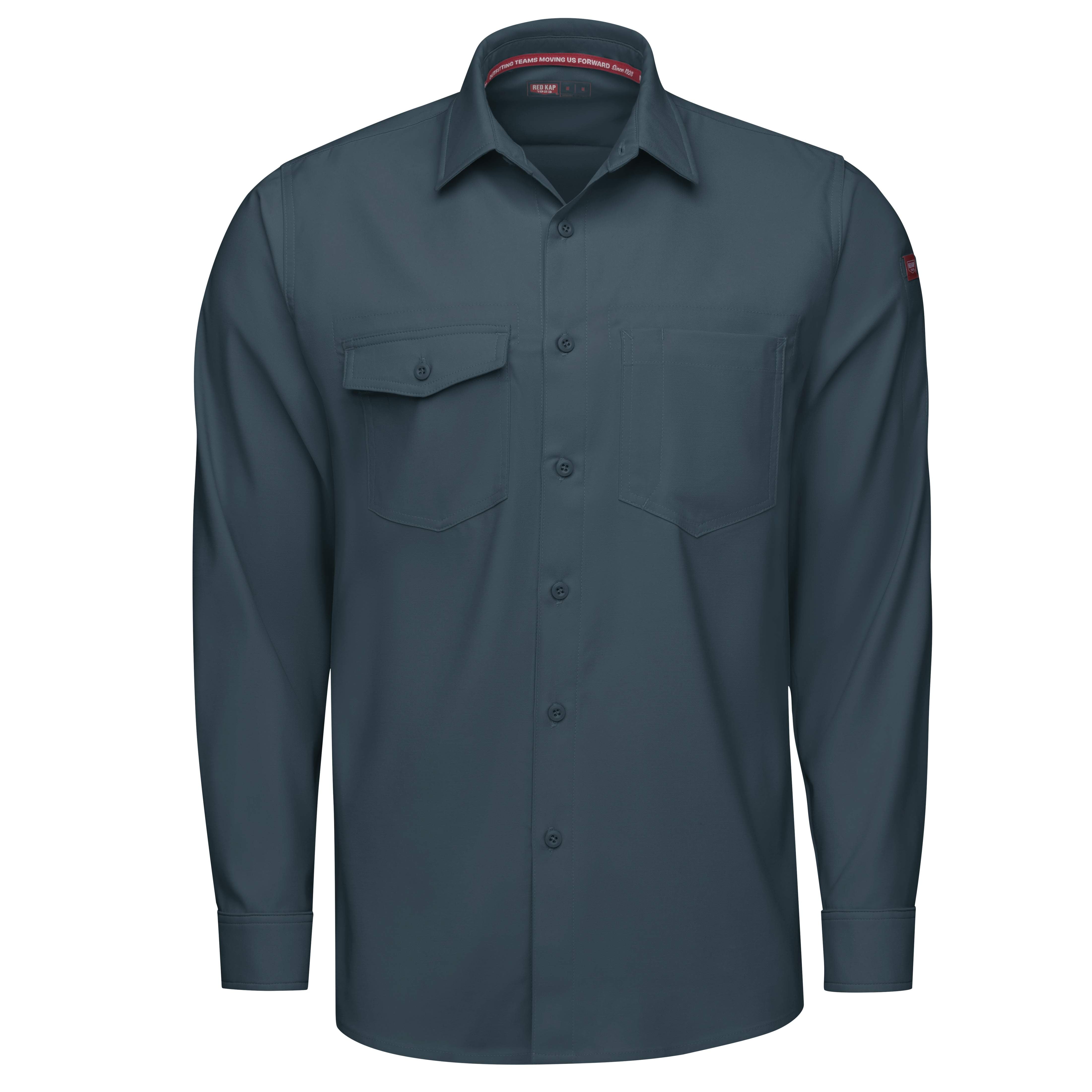 Red Kap® Men's Cooling Long Sleeve Work Shirt / TSM4AC
