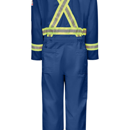 Bulwark® Men's Midweight FR Premium Coverall with Reflective Trim / CLBCRB