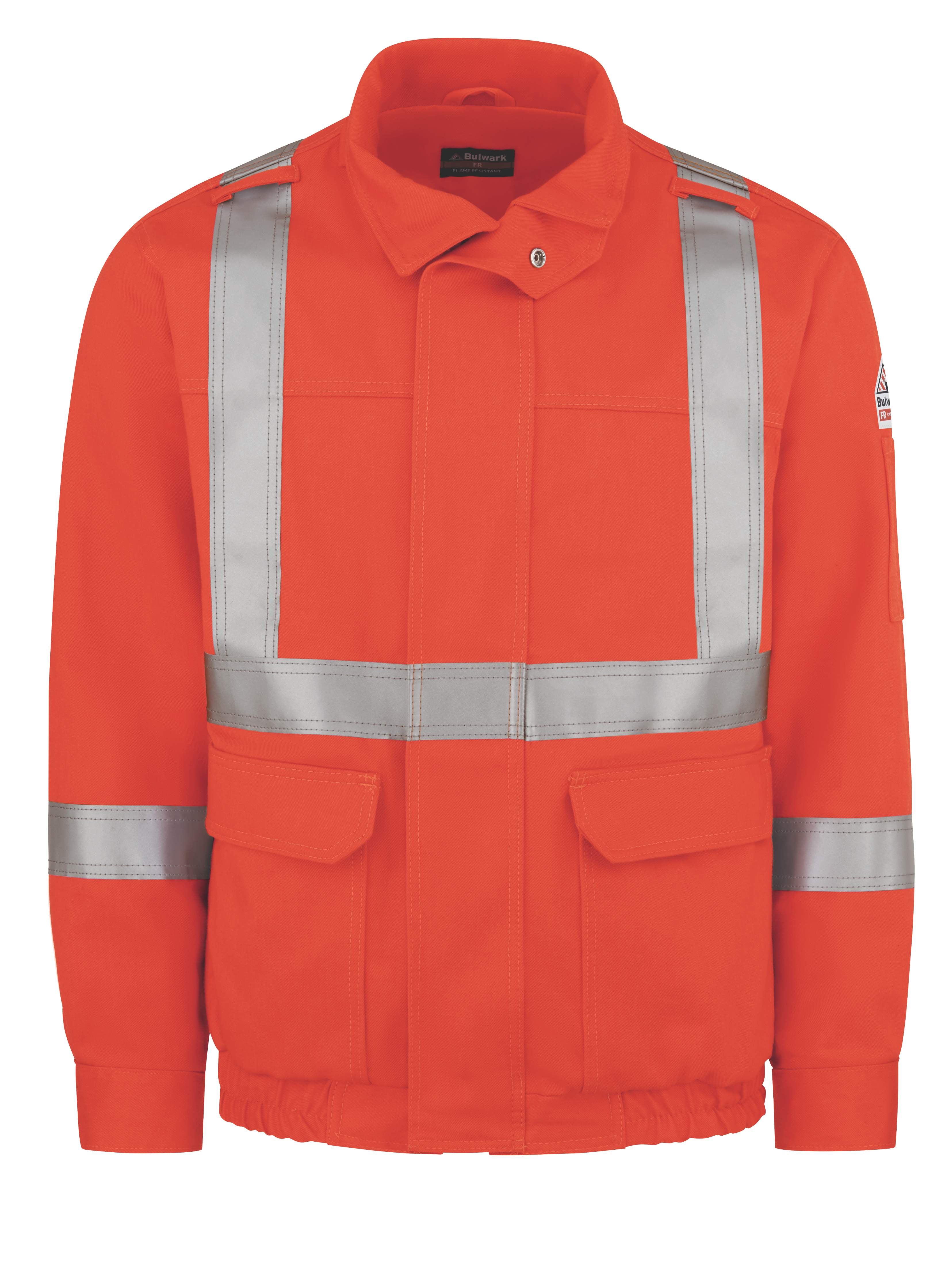 Bulwark® MEN'S LIGHTWEIGHT EXCEL FR® COMFORTOUCH® LINED BOMBER JACKET / JLJPOR