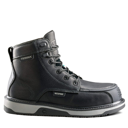 Terra® Men's Terra Ironstone 6" Waterproof Composite Toe Safety Work Boot / 839GBK