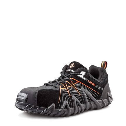 Terra® Men's Terra Spider X Low Composite Toe Athletic Safety Work Shoe / 4NPYBO