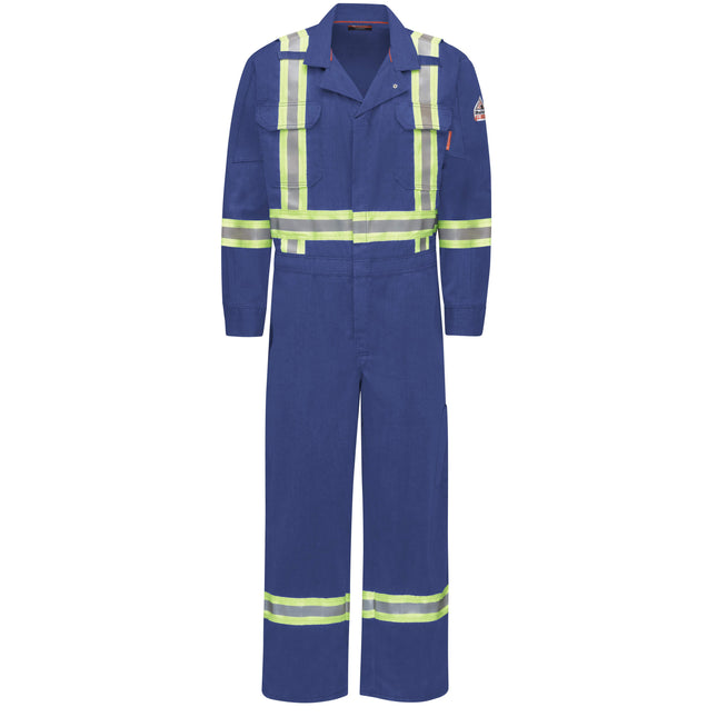 Bulwark® iQ Series® Men's Mobility Coverall with Reflective Trim / QC2XRB