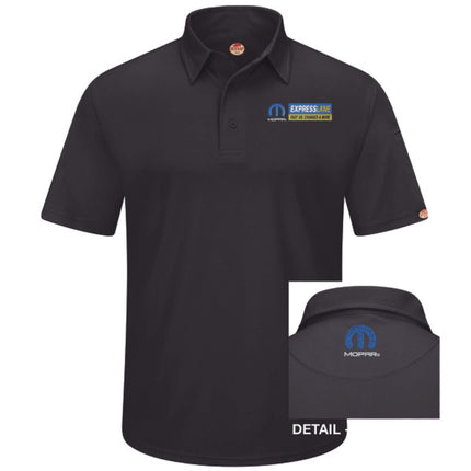 Red Kap® Men's Short Sleeve Performance Knit® Flex Series Pro Polo / 5276BK