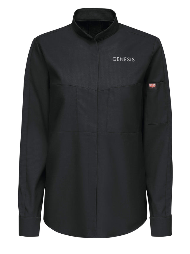 Red Kap® Women's Long Sleeve Performance Pro+ Work Shirt with OilBlok + MIMIX® / SX35BK