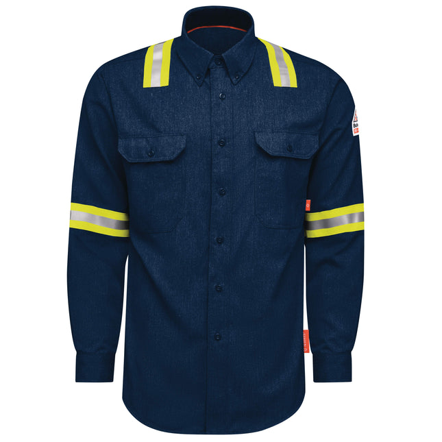 Bulwark® iQ Series Enhanced Visibility Comfort Woven Lightweight Shirt / QS50NE