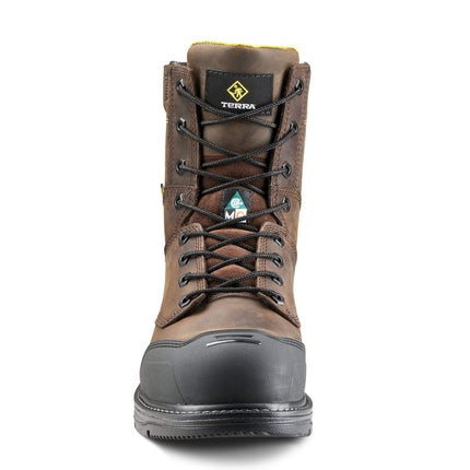 Terra® Men's Terra Patton 8" Aluminum Toe  Safety Work Boot with Internal Met Guard / 839KDB