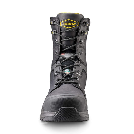 Terra® Men's Terra Carbine 8" Waterproof Composite Toe Safety Work Boot / 4TCRBK