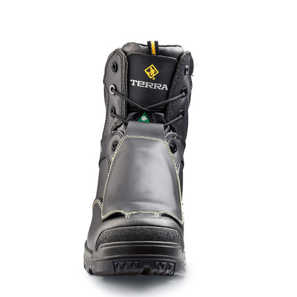 Terra® Men's Terra Barricade 8" Composite Toe Safety Work Boot with External Met Guard / K305BK