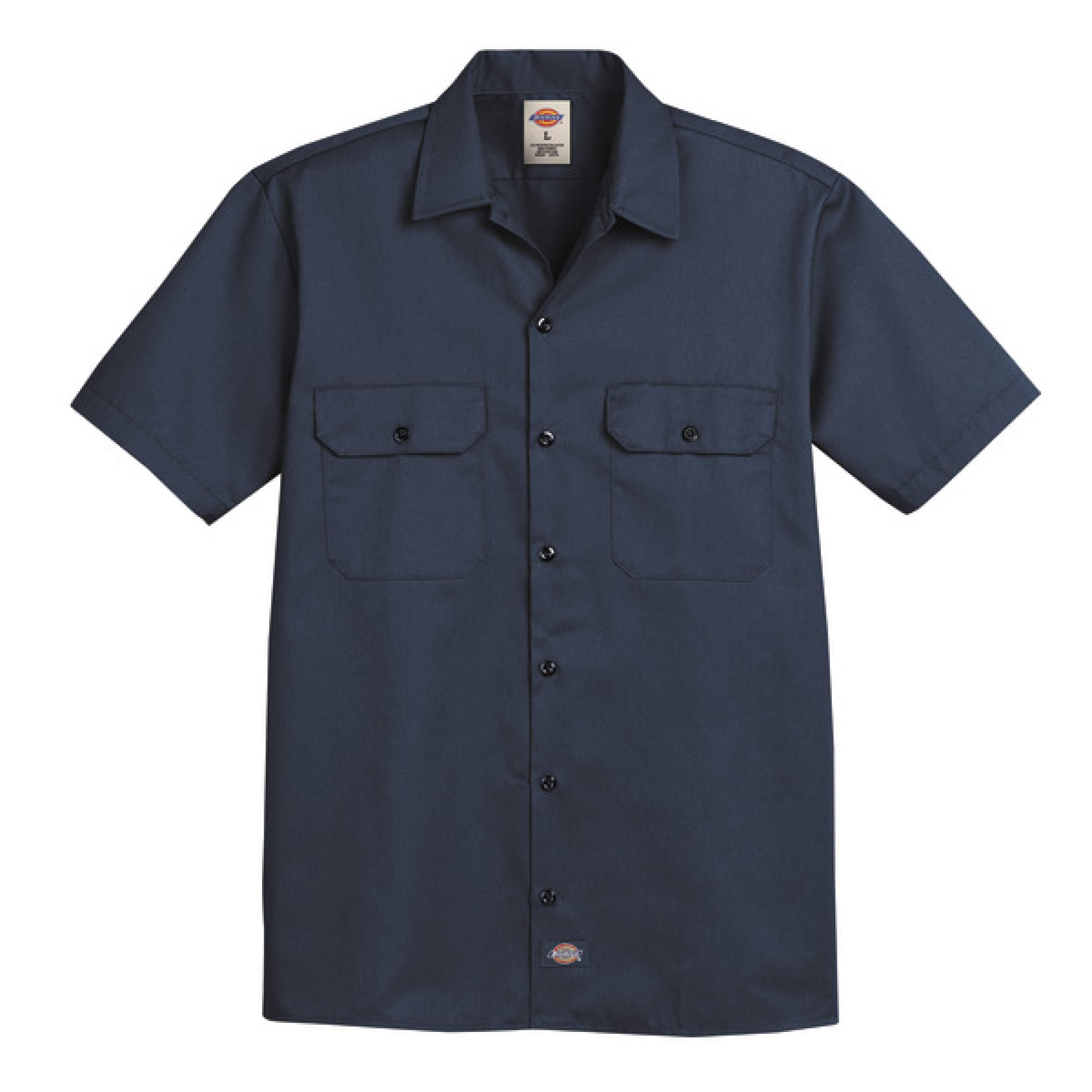 Dickies® Men's Short-Sleeve Traditional Work Shirt / 2574NV