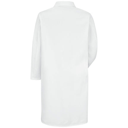 Red Kap® Gripper-Front Butcher Frock with Exterior Pocket / 4016WH