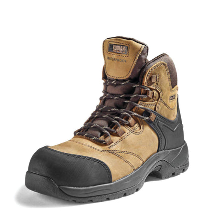 Kodiak® Men's Kodiak Journey Waterproof Composite Toe Hiker Safety Work Boot / K4NKED