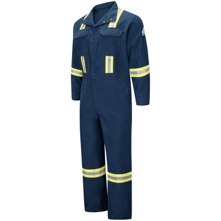 Bulwark® Men's Midweight Nomex FR Premium Coverall with Reflective Trim / CNBTNV