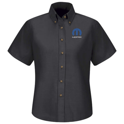 Red Kap® Mopar Women's Short Sleeve Poplin Dress Shirt / 1518BK