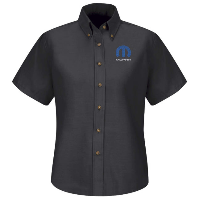 Red Kap® Mopar Women's Short Sleeve Poplin Dress Shirt / 1518BK