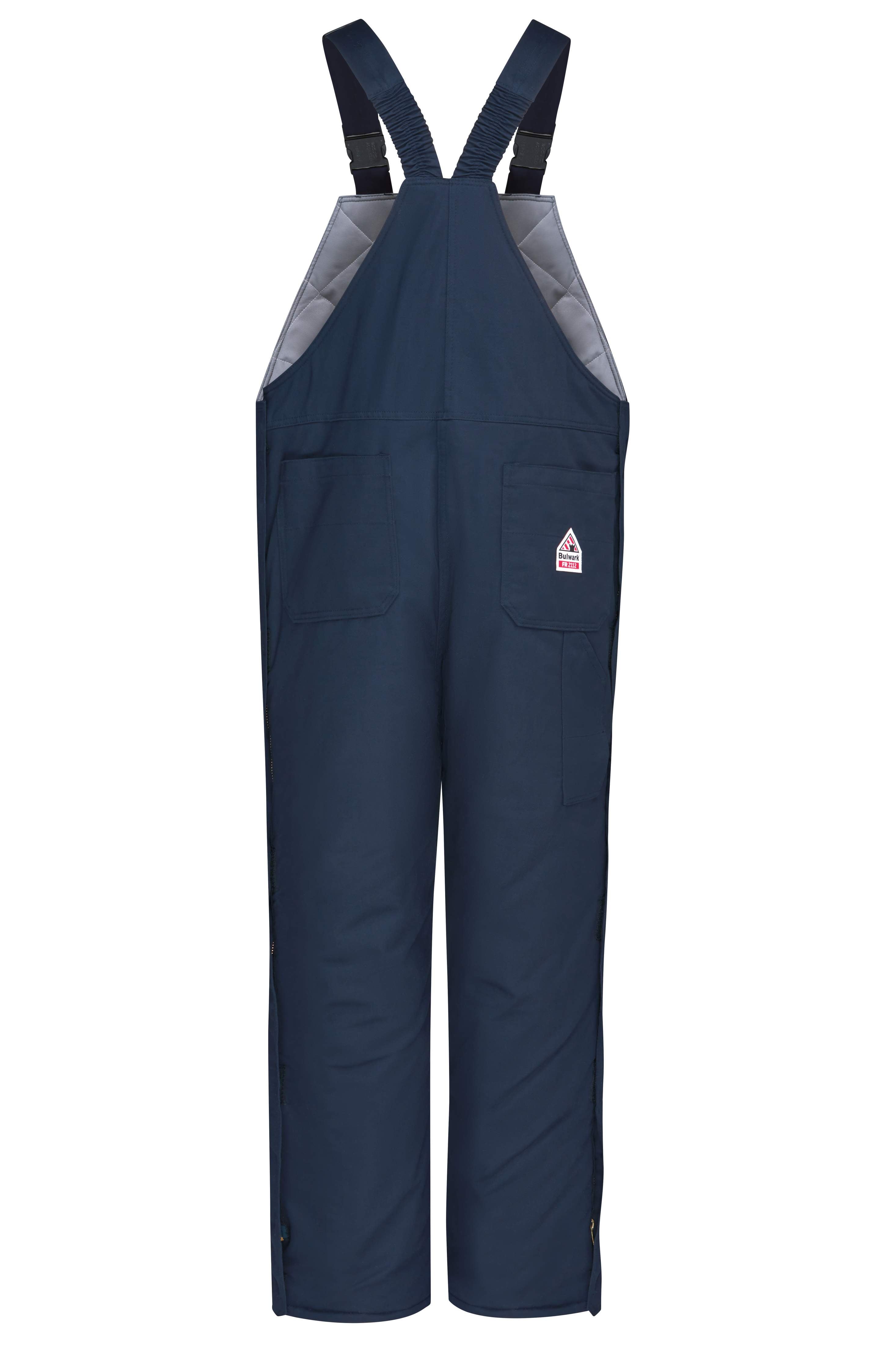 Bulwark® Men's Midweight Excel FR® ComforTouch® Deluxe Insulated Bib Overall / BLC8NV