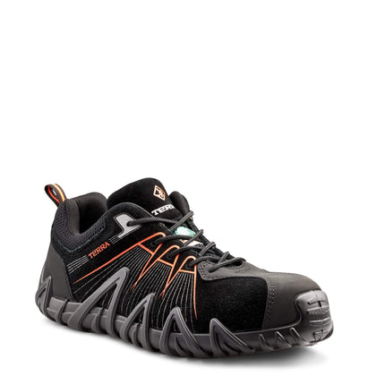 Terra® Men's Terra Spider X Low Composite Toe Athletic Safety Work Shoe / 4NPYBO