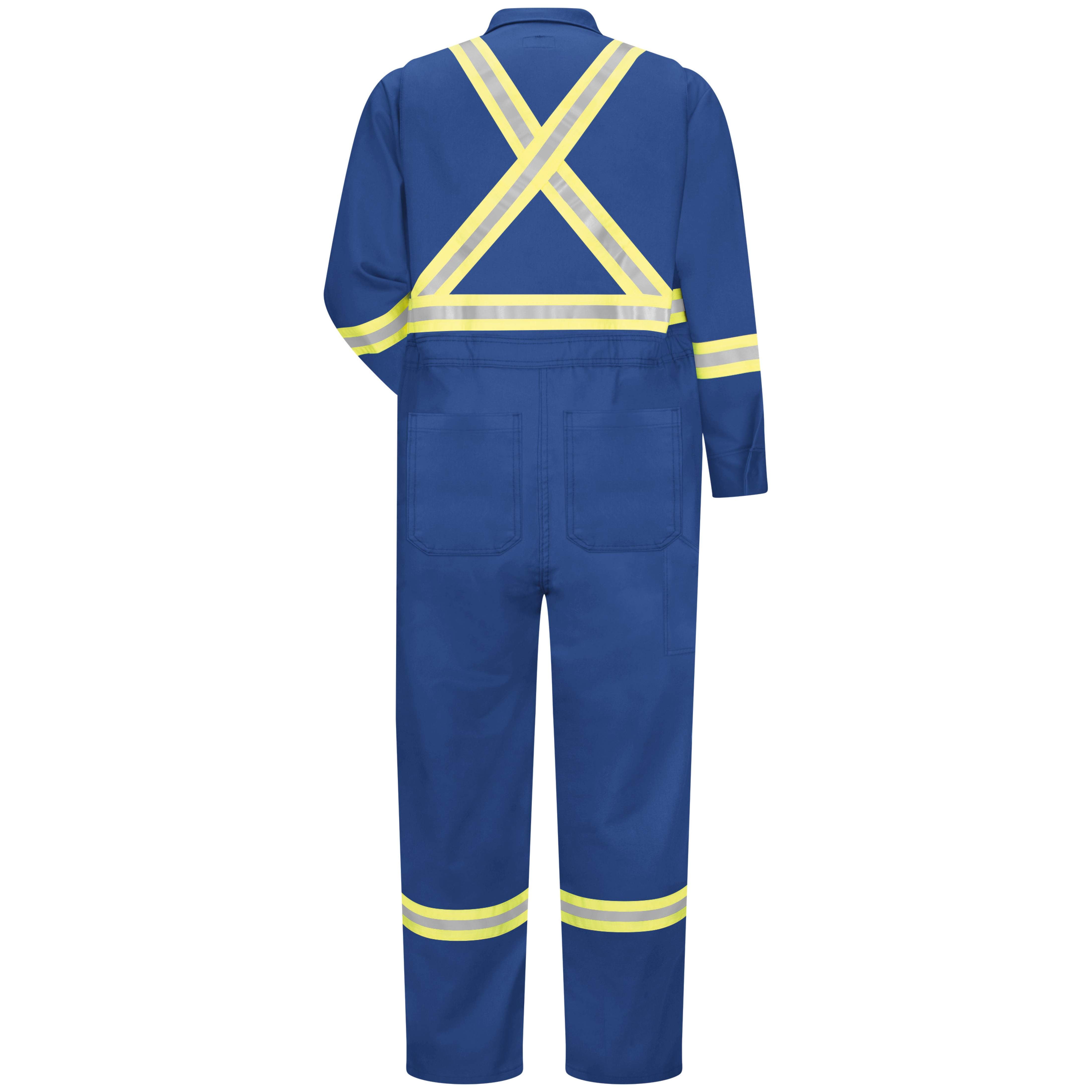 Bulwark® Men's Premium Coverall with Reflective Trim / CTBARB