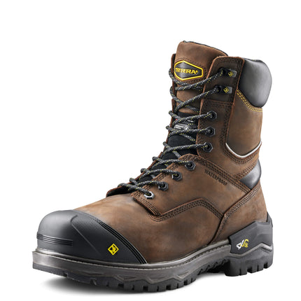 Terra® Men's Terra Gantry LXI 400g 8" Waterproof Composite Toe Safety Work Boot / 8398DB