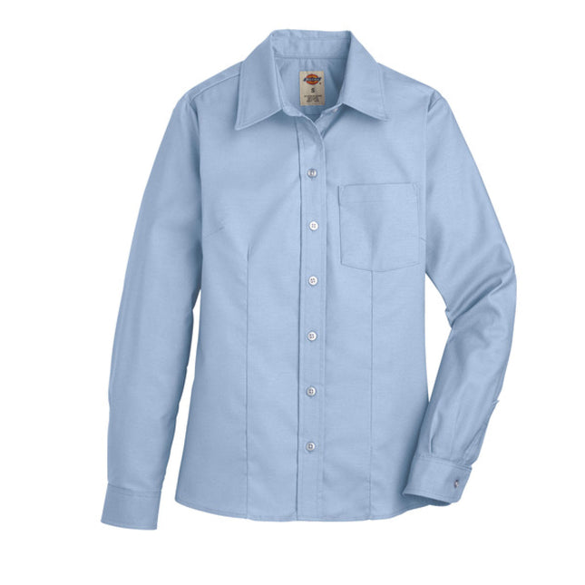 Dickies® Women's Long-Sleeve Stretch Oxford Shirt / L254LB