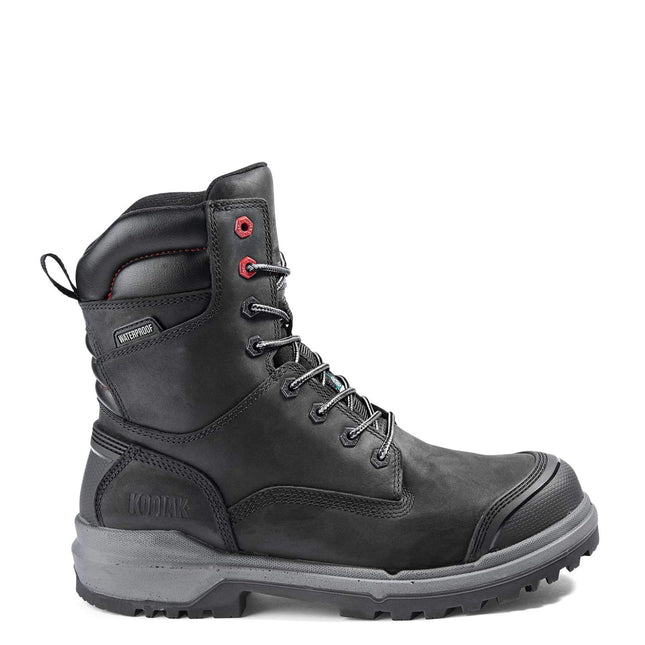 Kodiak® Men's Kodiak Karluk 8" Waterproof Composite Toe Safety Work Boot / 8379BK