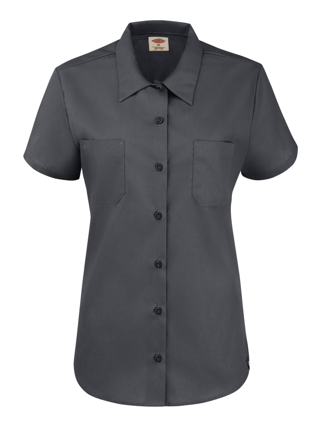 Dickies® Women's Short-Sleeve Industrial Work Shirt / 5350DC