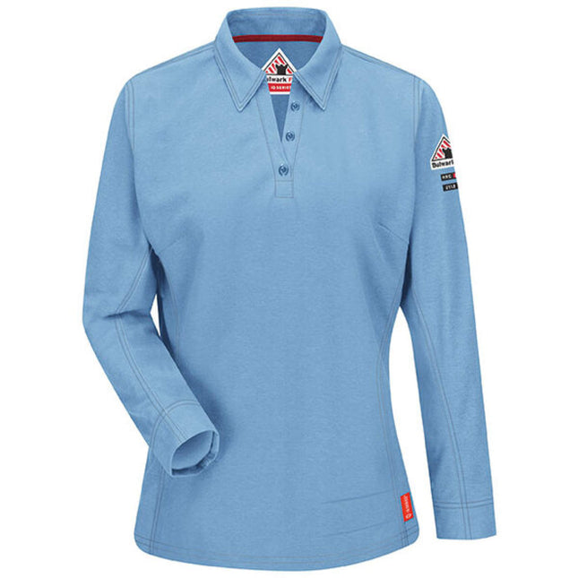 Bulwark® iQ Series® Comfort Knit Women's FR Polo / QT15BLB