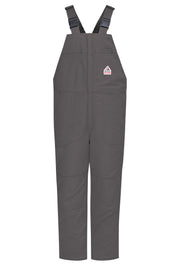 Bulwark® Men's Midweight Excel FR® ComforTouch® Deluxe Insulated  Bib Overall with Leg Tab / BLC8GY