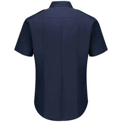 Workrite® Fire Service Men's Non-FR 100% Cotton Short Sleeve Fire Chief Shirt / FCS2NV